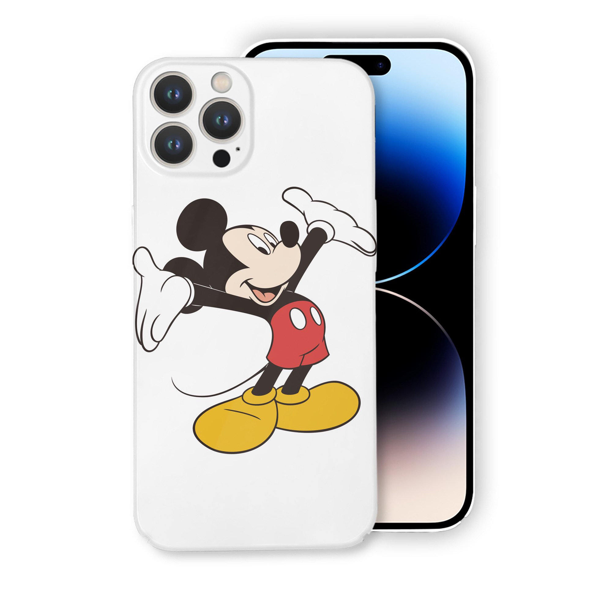 （画像用） ミッキーマウス Mickey Mouse 【iPhone 14シリーズ対応】ハードケース